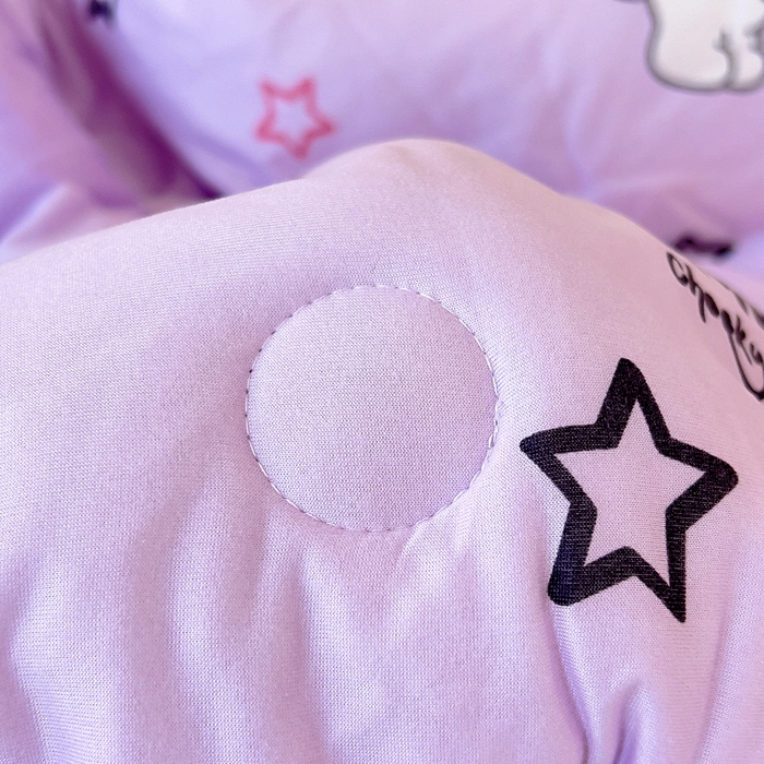 91家纺网 家纺一手货源 找家纺 鱼宝 2025新款三丽鸥针织棉豆豆被 星星库洛米