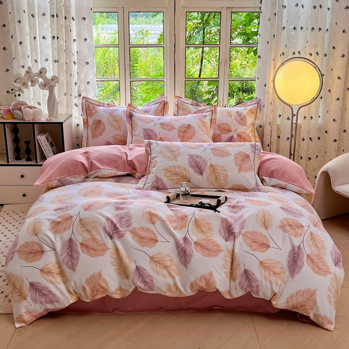 91家纺网 家纺一手货源 找家纺 （总）简约家纺 2025新款全棉磨毛四件套