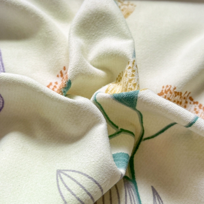 91家纺网 家纺一手货源 找家纺 简约家纺 2025新款全棉磨毛四件套相思叶-绿