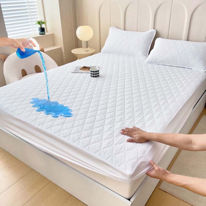 91家纺网 家纺一手货源 找家纺 （总）蝶蔻家纺 2025新款亚马逊外贸跨境亲肤磨毛夹棉涤纶TPU防水床笠虾皮希音Temu爆款