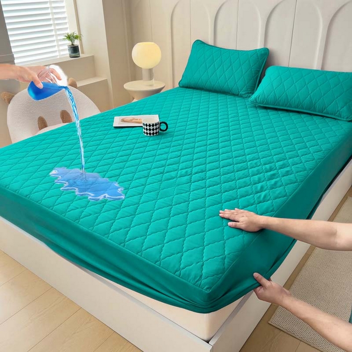 91家纺网 家纺一手货源 找家纺 （总）蝶蔻家纺 2025新款亚马逊外贸跨境亲肤磨毛夹棉涤纶TPU防水床笠虾皮希音Temu爆款