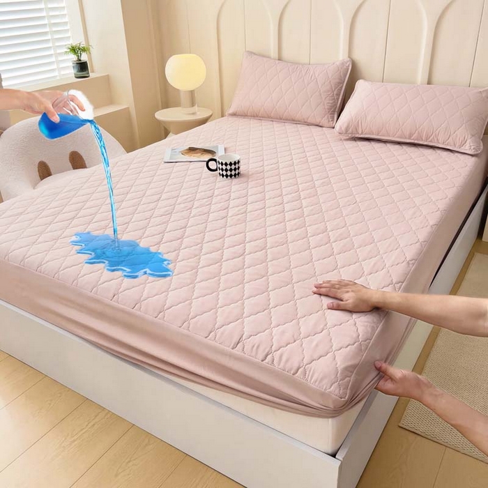 91家纺网 家纺一手货源 找家纺 （总）蝶蔻家纺 2025新款亚马逊外贸跨境亲肤磨毛夹棉涤纶TPU防水床笠虾皮希音Temu爆款