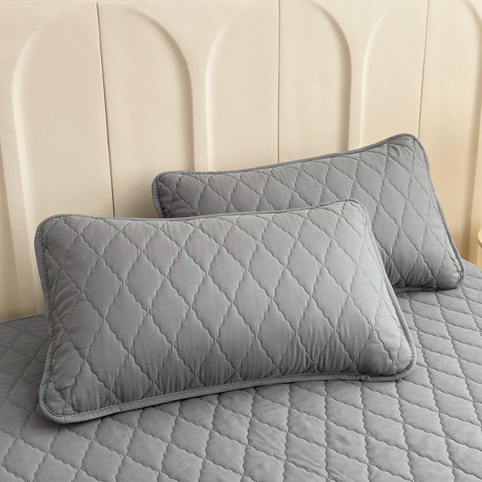 91家纺网 家纺一手货源 找家纺 （总）蝶蔻家纺 2025新款亚马逊外贸跨境亲肤磨毛夹棉涤纶TPU防水床笠虾皮希音Temu爆款