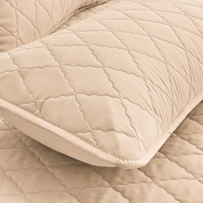 91家纺网 家纺一手货源 找家纺 蝶蔻家纺 2025新款亚马逊外贸跨境亲肤磨毛夹棉涤纶TPU防水床笠虾皮希音Temu爆款 卡其