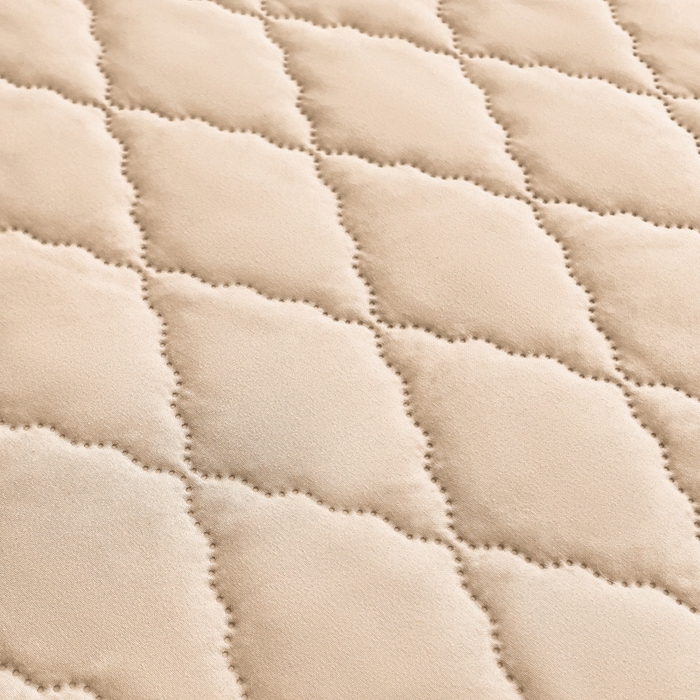 91家纺网 家纺一手货源 找家纺 蝶蔻家纺 2025新款亚马逊外贸跨境亲肤磨毛夹棉涤纶TPU防水床笠虾皮希音Temu爆款 卡其