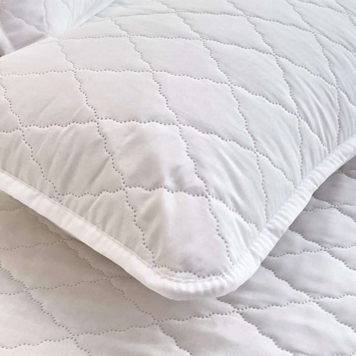 91家纺网 家纺一手货源 找家纺 蝶蔻家纺 2025新款亚马逊外贸跨境亲肤磨毛夹棉涤纶TPU防水床笠虾皮希音Temu爆款 米白