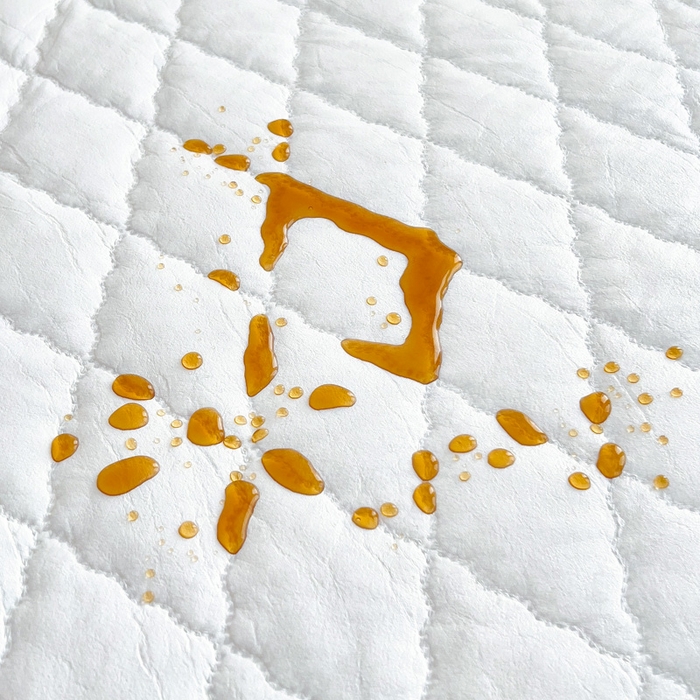 91家纺网 家纺一手货源 找家纺 蝶蔻家纺 2025新款亚马逊外贸跨境亲肤磨毛夹棉涤纶TPU防水床笠虾皮希音Temu爆款 浅蓝