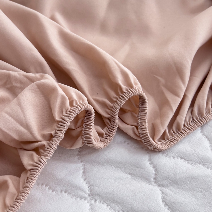 91家纺网 家纺一手货源 找家纺 蝶蔻家纺 2025新款亚马逊外贸跨境亲肤磨毛夹棉涤纶TPU防水床笠虾皮希音Temu爆款 豆粉