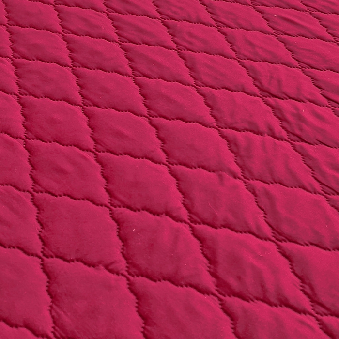 91家纺网 家纺一手货源 找家纺 蝶蔻家纺 2025新款亚马逊外贸跨境亲肤磨毛夹棉涤纶TPU防水床笠虾皮希音Temu爆款 酒红