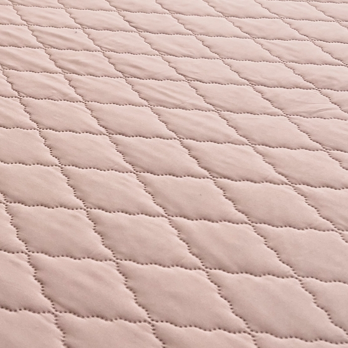 91家纺网 家纺一手货源 找家纺 蝶蔻家纺 2025新款亚马逊外贸跨境亲肤磨毛夹棉涤纶TPU防水床笠虾皮希音Temu爆款 豆粉