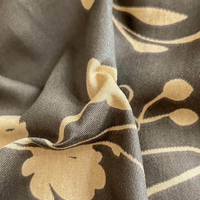 91家纺网 家纺一手货源 找家纺 琪格格纺织 2025新款13070全棉纯棉小清新四件套 花韵连锦-棕色