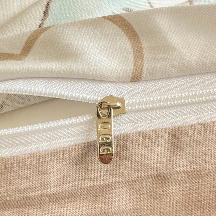 91家纺网 家纺一手货源 找家纺 琪格格纺织 2025新款13070全棉纯棉小清新四件套 悠然若若