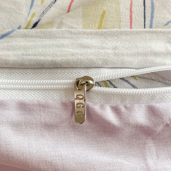 91家纺网 家纺一手货源 找家纺 琪格格纺织 2025新款13070全棉纯棉小清新四件套 彩蝶