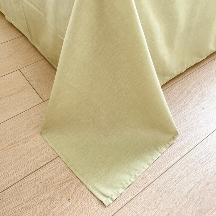 91家纺网 家纺一手货源 找家纺 琪格格纺织 2025新款13070全棉纯棉小清新四件套 森中草木-中绿