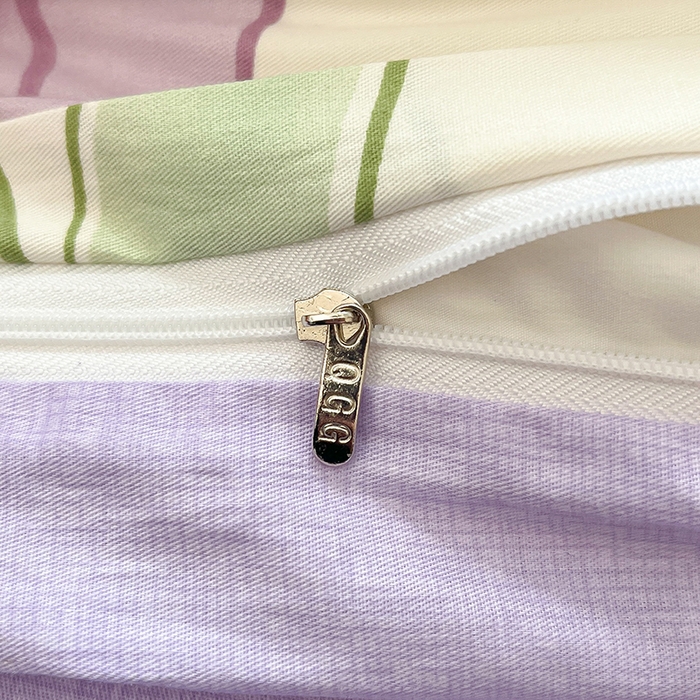 91家纺网 家纺一手货源 找家纺 琪格格纺织 2025新款全棉纯棉13372小清新四件套 美郁-紫