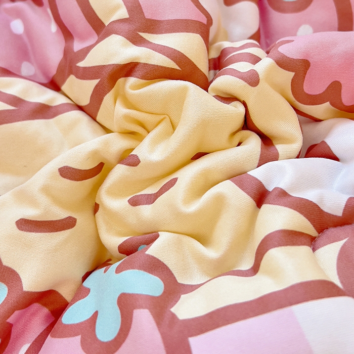 91家纺网 家纺一手货源 找家纺 （总）吉咪兔家纺 2025新款大版三丽鸥库洛米儿童豆豆被针织棉幼儿园宝宝午睡春秋四季婴儿被子被芯