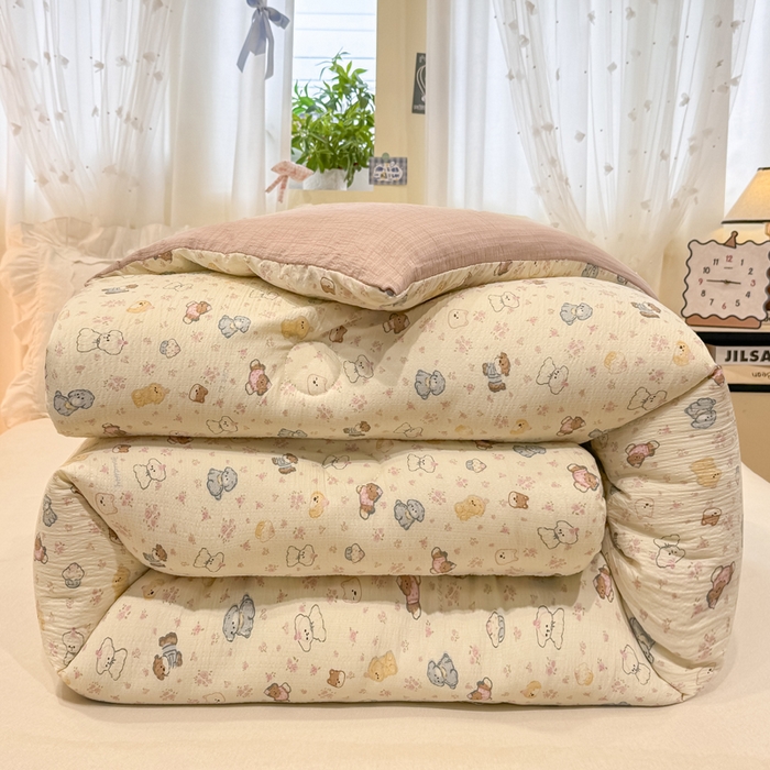 91家纺网 家纺一手货源 找家纺 （总）梦初语 2025秋冬新款大豆纤维被子冬被棉被芯春秋被宿舍单双人学生四季通用（大豆纤维含量10%）