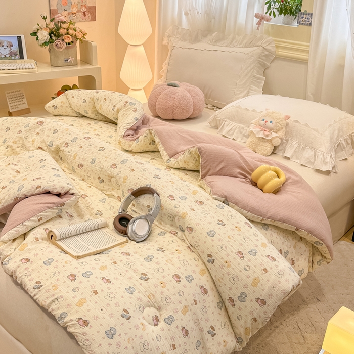 91家纺网 家纺一手货源 找家纺 （总）梦初语 2025秋冬新款大豆纤维被子冬被棉被芯春秋被宿舍单双人学生四季通用（大豆纤维含量10%）