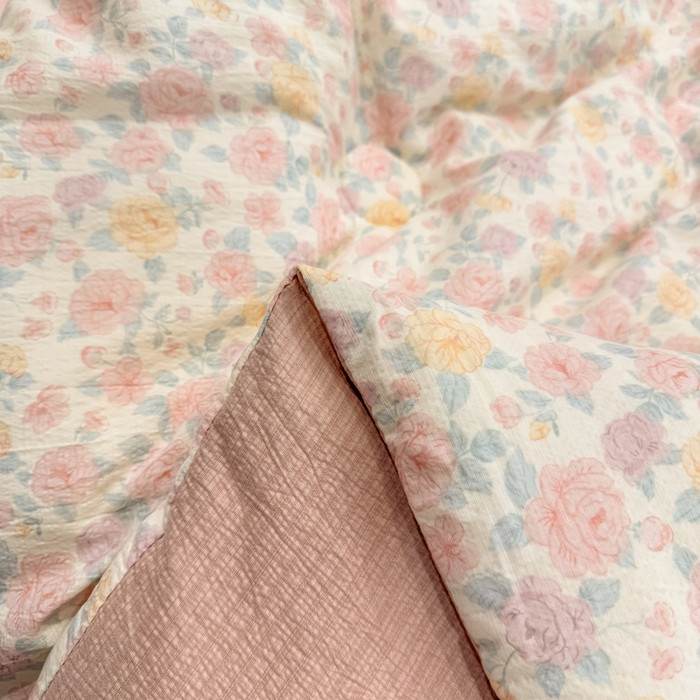 91家纺网 家纺一手货源 找家纺 梦初语 2025秋冬新款大豆纤维被子冬被棉被芯春秋被宿舍单双人学生四季通用（大豆纤维含量10%） 花颜