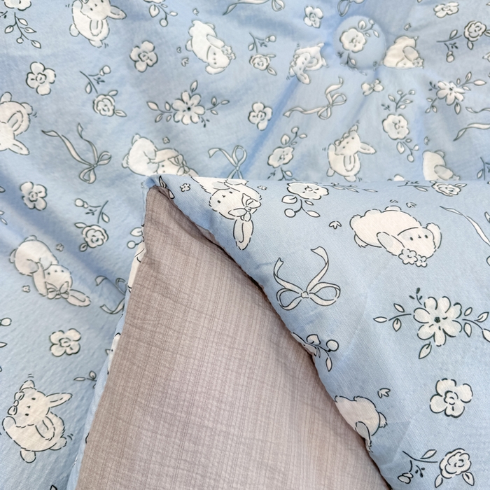 91家纺网 家纺一手货源 找家纺 梦初语 2025秋冬新款大豆纤维被子冬被棉被芯春秋被宿舍单双人学生四季通用（大豆纤维含量10%） 甜兔派对