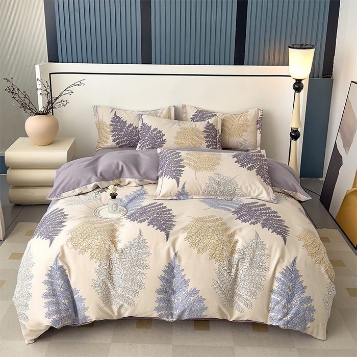 91家纺网 家纺一手货源 找家纺 （总）优品阁 2024新款亲肤舒适全棉磨毛四件套学生三件套系列 