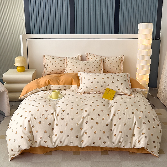 91家纺网 家纺一手货源 找家纺 （总）优品阁 2024新款亲肤舒适全棉磨毛四件套学生三件套系列 