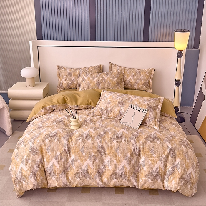 优品阁 2024新款亲肤舒适全棉磨毛四件套学生三件套系列 妮可