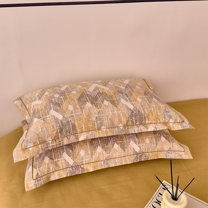 91家纺网 家纺一手货源 找家纺 优品阁 2024新款亲肤舒适全棉磨毛四件套学生三件套系列 妮可