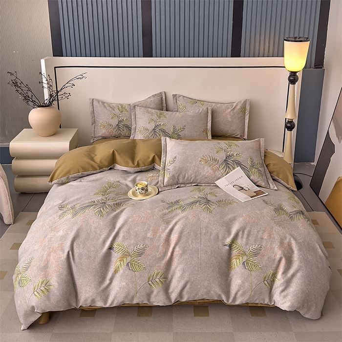 优品阁 2024新款亲肤舒适全棉磨毛四件套学生三件套系列 叶罗丽