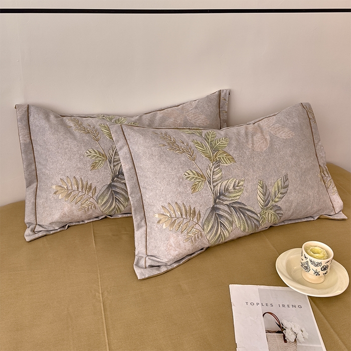 91家纺网 家纺一手货源 找家纺 优品阁 2024新款亲肤舒适全棉磨毛四件套学生三件套系列 叶罗丽