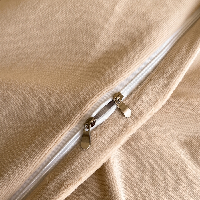 91家纺网 家纺一手货源 找家纺 雅萱家纺 2025新款300g全消光牛奶绒四件套 鲁珀特-卡其