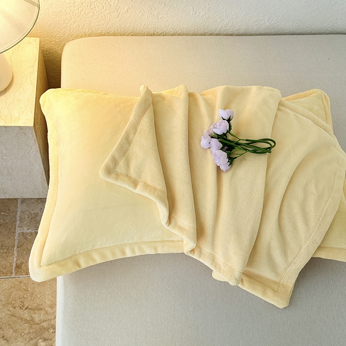 91家纺网 家纺一手货源 找家纺 （总）百寐 2025新款纯色牛奶绒抗静电加厚保暖信封加大50*80/48*74/40*60