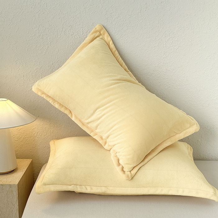 91家纺网 家纺一手货源 找家纺 （总）百寐 2025新款纯色牛奶绒抗静电加厚保暖信封加大50*80/48*74/40*60