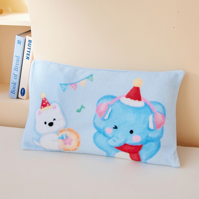 91家纺网 家纺一手货源 找家纺 鱼宝 2025新款大版牛奶绒三件套六件套多件套-彩绘系列 小象宝宝