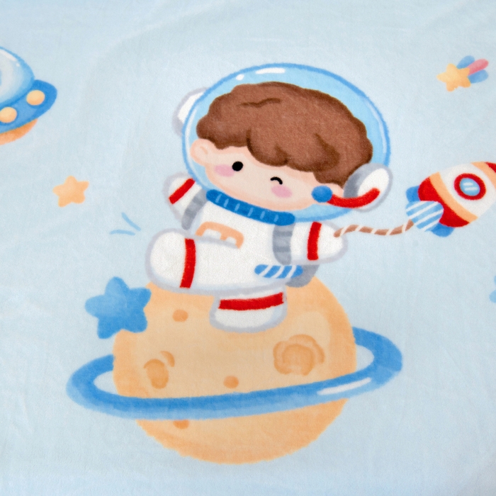 91家纺网 家纺一手货源 找家纺 鱼宝 2025新款大版牛奶绒三件套六件套多件套-彩绘系列 月球王子