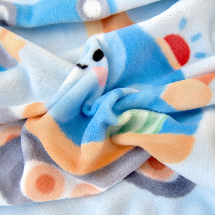 91家纺网 家纺一手货源 找家纺 鱼宝 2025新款大版牛奶绒三件套六件套多件套-彩绘系列 卡通挖机