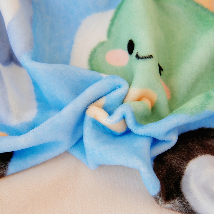 91家纺网 家纺一手货源 找家纺 鱼宝 2025新款大版牛奶绒三件套六件套多件套-彩绘系列 小巴士