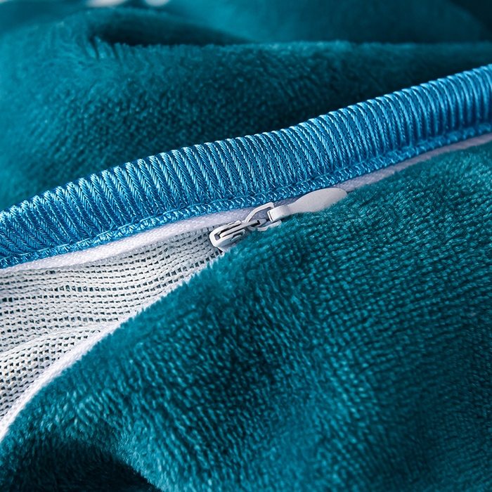 91家纺网 家纺一手货源 找家纺 绘萱2025新品爆款8斤包边印花牛奶绒四件套床裙款法莱绒金貂貂狐 森林鹿