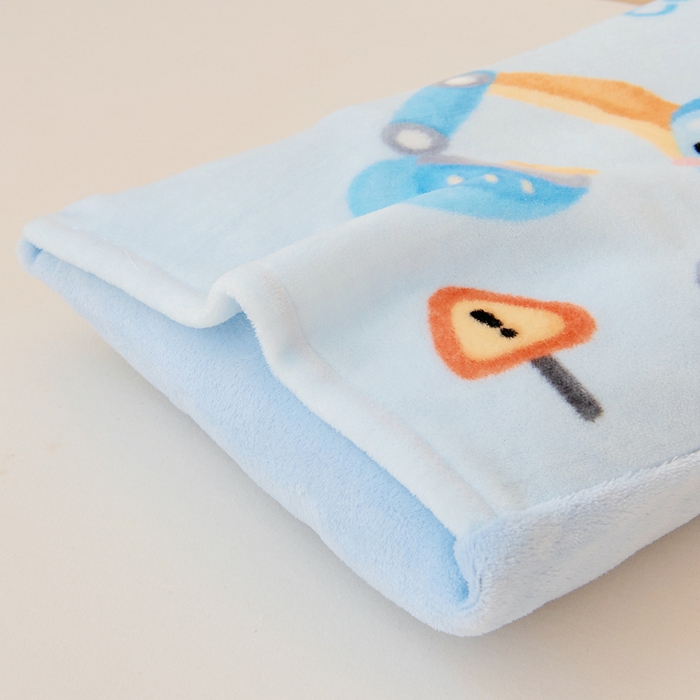 91家纺网 家纺一手货源 找家纺 鱼宝 2025新款大版牛奶绒三件套六件套多件套-彩绘系列 卡通挖机