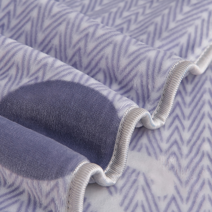 91家纺网 家纺一手货源 找家纺 绘萱2025新品爆款8斤包边印花牛奶绒四件套床裙款法莱绒金貂貂狐 跳动波点