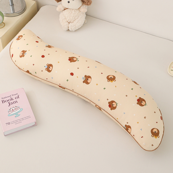 91家纺网 家纺一手货源 找家纺 （总）大熊枕芯 2025新款全棉豌豆荚长抱枕双人长枕