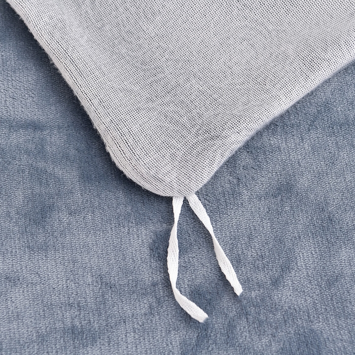 91家纺网 家纺一手货源 找家纺 绘萱2025新品爆款8斤包边印花牛奶绒四件套床裙款法莱绒金貂貂狐 叶语浪漫-灰