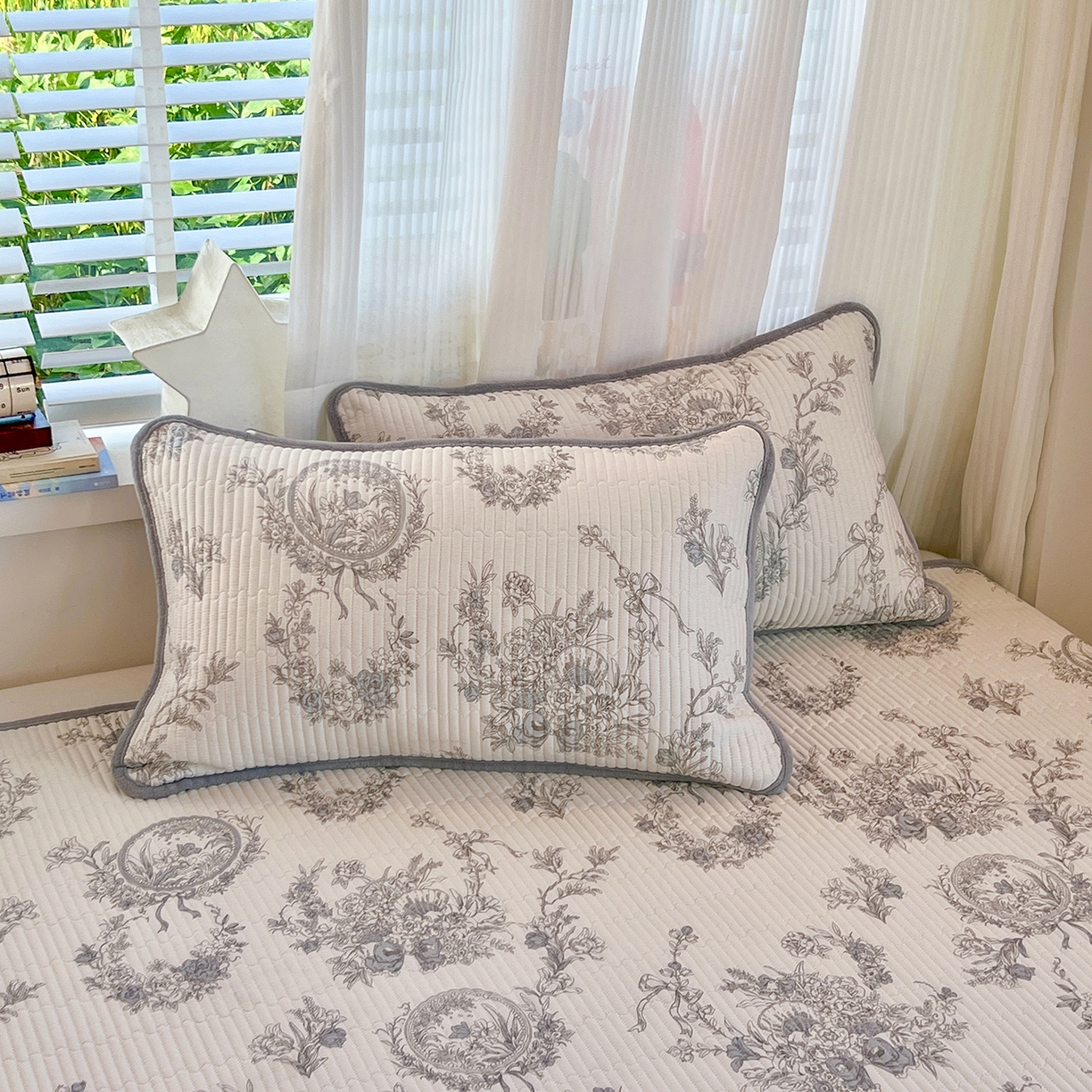 91家纺网 家纺一手货源 找家纺 X猫先生 2025新品棉加绒床盖一面全棉一面牛奶绒床盖炕盖加厚床单床垫四季款系列二 莫奈花园(A棉B绒）