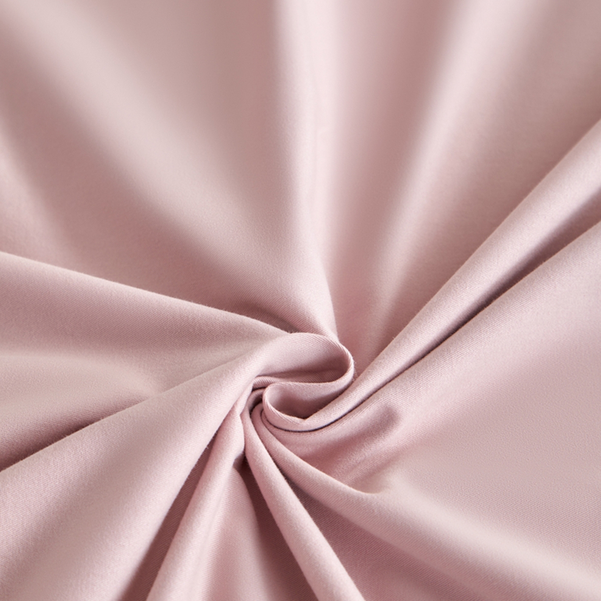 91家纺网 家纺一手货源 找家纺 润肤居 2025新款全棉纯色双拼加厚磨毛四件套 豆沙+浅灰