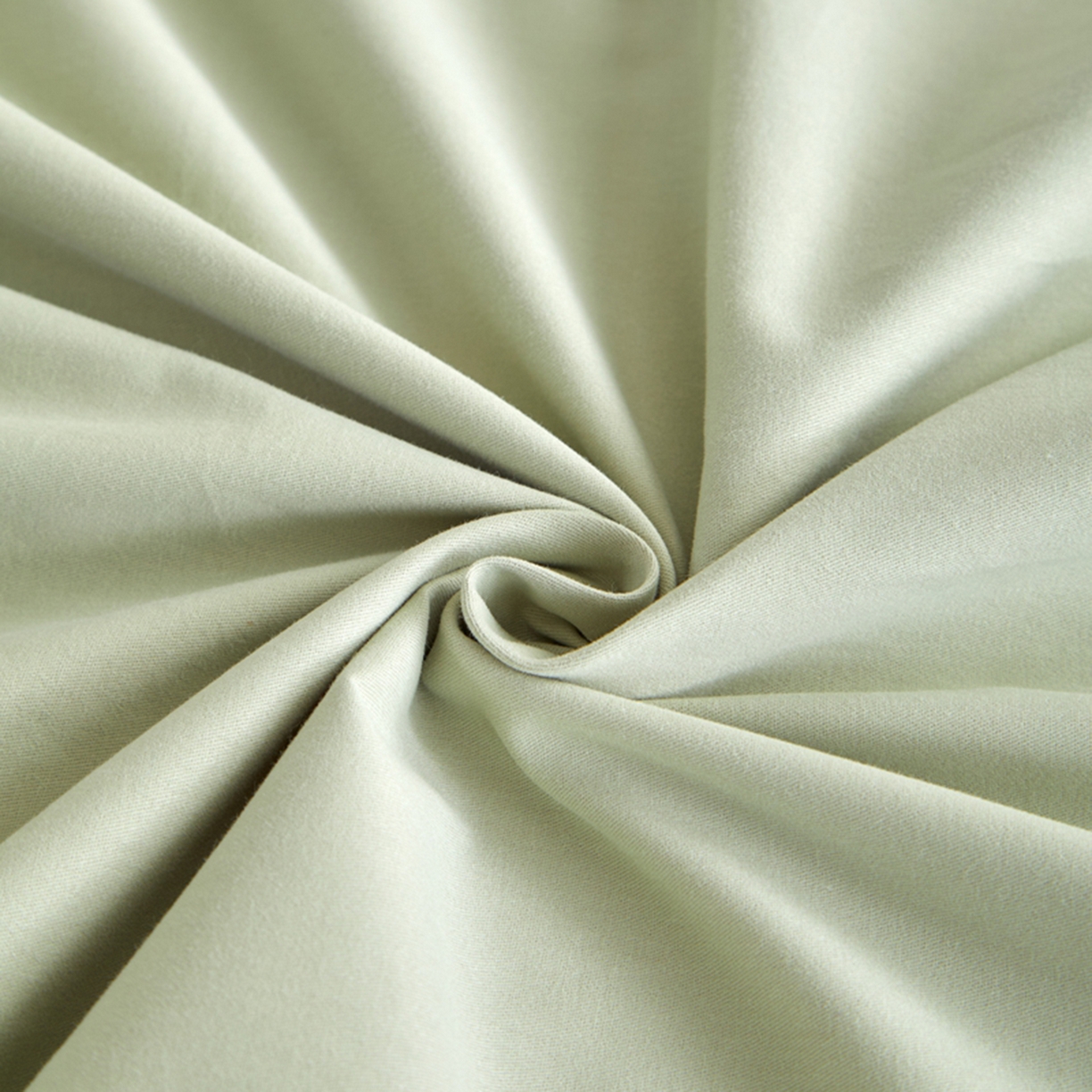 91家纺网 家纺一手货源 找家纺 润肤居 2025新款全棉纯色双拼加厚磨毛四件套 青绿+豆沙