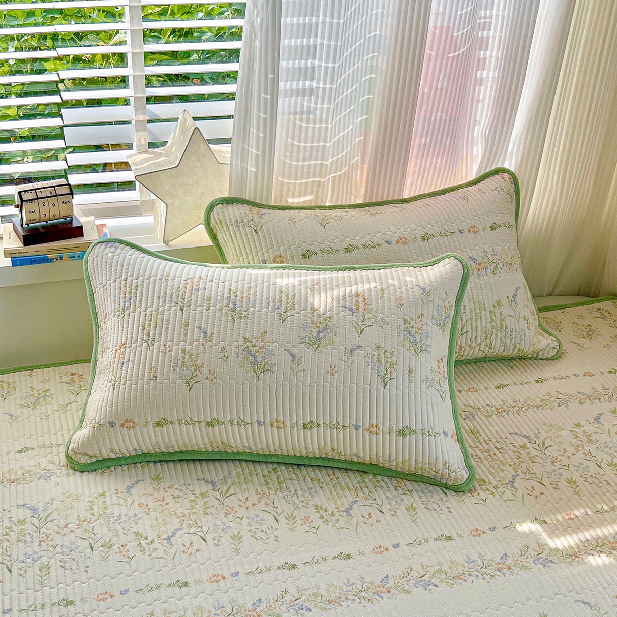 91家纺网 家纺一手货源 找家纺 X猫先生 2025新品棉加绒床盖一面全棉一面牛奶绒床盖炕盖加厚床单床垫四季款系列二 丛草集（A棉B绒）