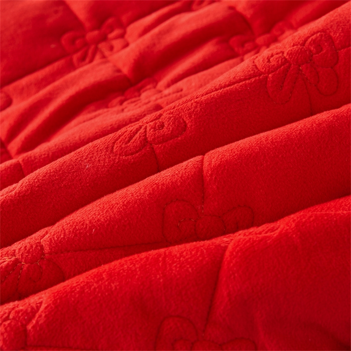 91家纺网 家纺一手货源 找家纺 （总）屹成家纺2025新款水晶绒夹棉绗缝床裙四件套（塞纳河畔）四件套起售价不低于230元