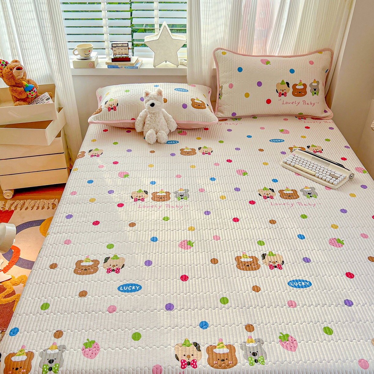 91家纺网 家纺一手货源 找家纺 X猫先生 2025新品棉加绒床盖一面全棉一面牛奶绒床盖炕盖加厚床单床垫四季款系列二 冒险家（A棉B绒）