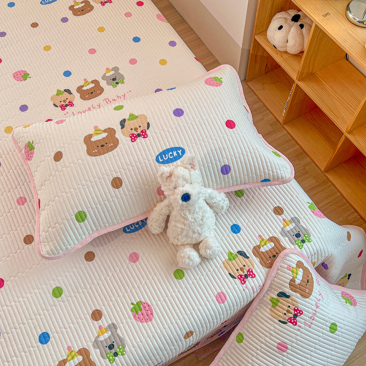 91家纺网 家纺一手货源 找家纺 X猫先生 2025新品棉加绒床盖一面全棉一面牛奶绒床盖炕盖加厚床单床垫四季款系列二 冒险家（A棉B绒）