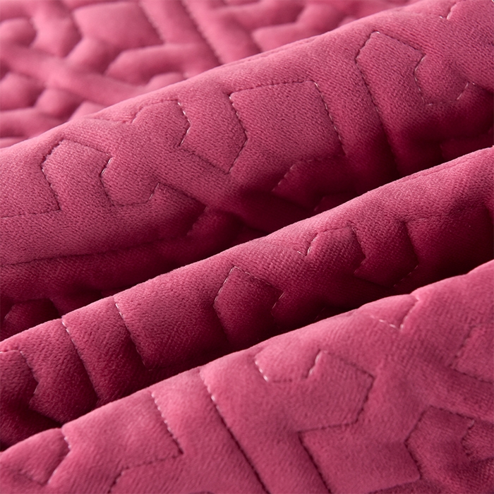 91家纺网 家纺一手货源 找家纺 忘忧草 2025新款婴儿绒夹棉单床裙 床裙单件-安娜系列 安娜-豆沙色